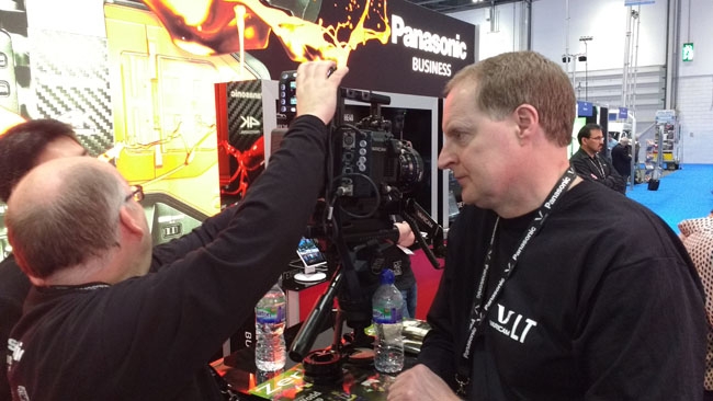 Investigating Panasonic's stand RedShark