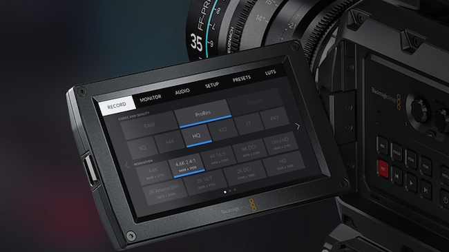 A new look interface for the Ursas Blackmagic Design / RedShark News