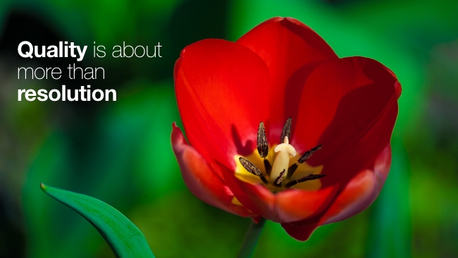 Quality is about more than resolution Shutterstock/RedShark