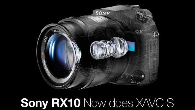 Sony RX10 now does XAVC S RedShark/Sony