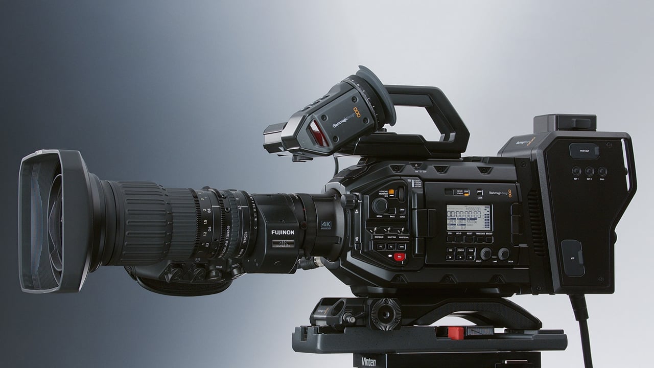 The URSA Broadcast, two cameras in one Blackmagic Design