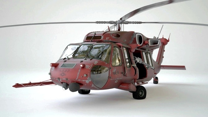 Blender Helicopter Martin Tsine