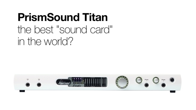 PrismSound Titan USB audio interface PrismSound/RedShark Publications
