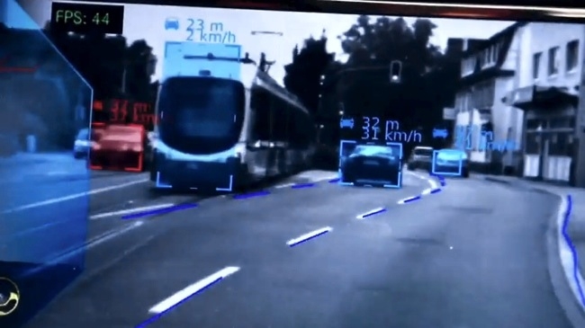 Autonomous long-distance drive Mercedes