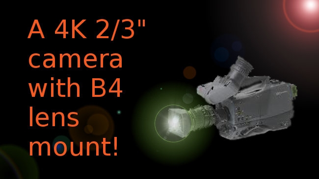 Grass Valley 4K camera redshark / grass valley