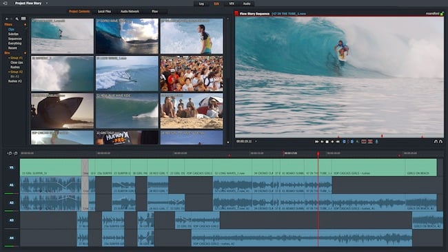 Flow Story's new UI is pleasingly clean Editshare