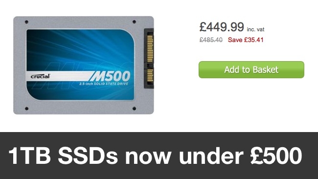 SSD prices plummet again Ebuyer.com
