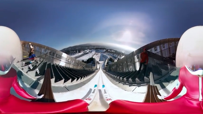 NRK's slightly terrifying ski-jumping video: just one of the projects put together with SkyBox NRK