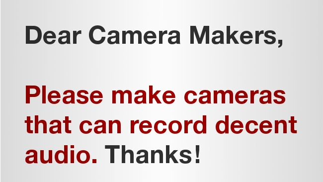 Time for better in-camera audio? RedShark News