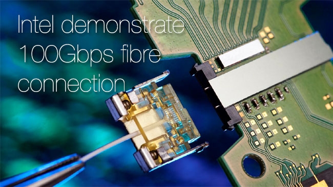 100Gbps fibre connection Intel/Redshark