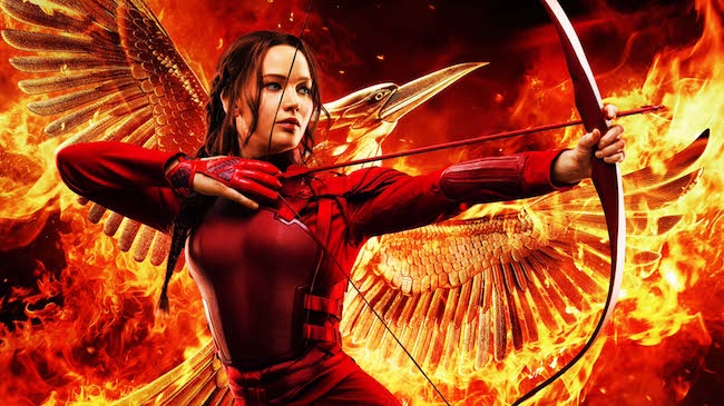 The Hunger Games Mockingly Part 2 - film poster detail Lionsgate/RedShark