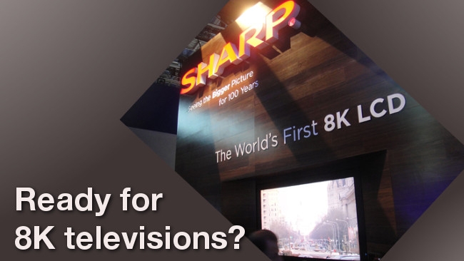Sharp ships world's first 8K television Pop Culture Geek / RedShark News