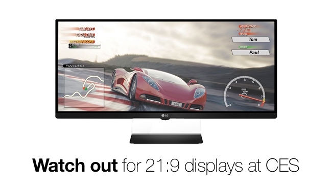 21:9 displays at CES LG