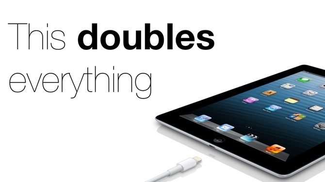 This doubles everything + 4Gen iPad Apple/RedShark
