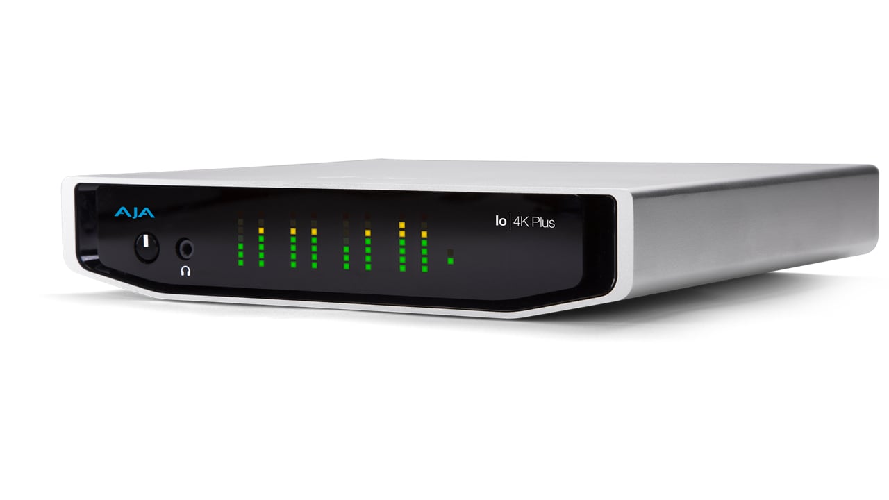 The new Io 4K Plus provides portable 4K and HD/SD capture and playback across Thunderbolt 3 AJA