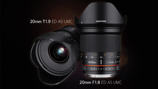 Rokinon / Samyang 20mm T1.9 Rokinon / Samyang / RedShark News