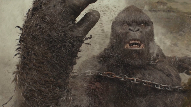 Long's fur transitions and gets more distressed through the story much like Kong himself ILM