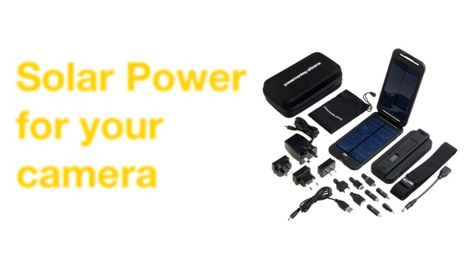 Solar Power for your camera PowerMonkey/RedShark