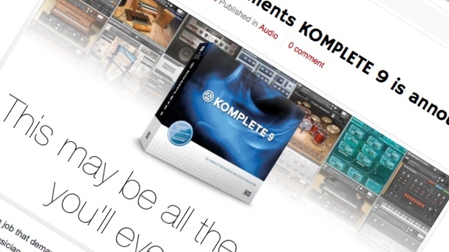 New Audio section in RedShark RedShark