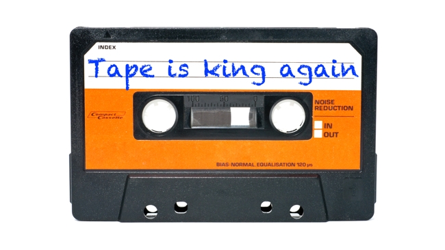 Tape is king again Shutter/RedShark