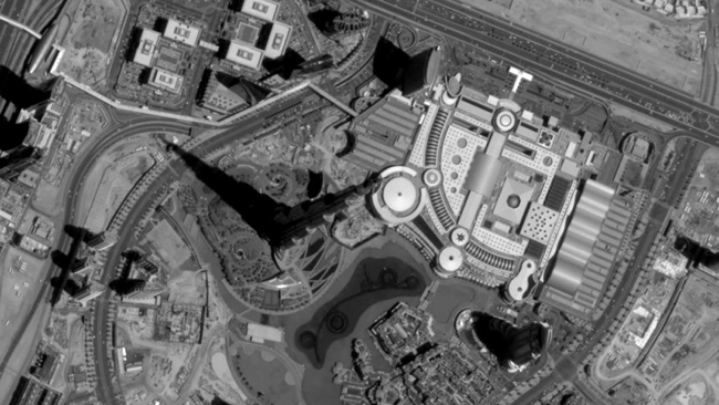 Skybox Satellite view of Earth in moving Video Skybox