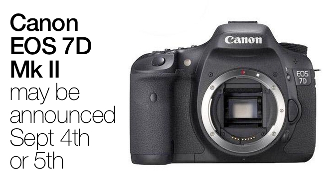 7D announcement Rumor Canon