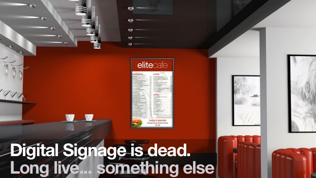 Digital signage is dead? Esposa / RedShark News