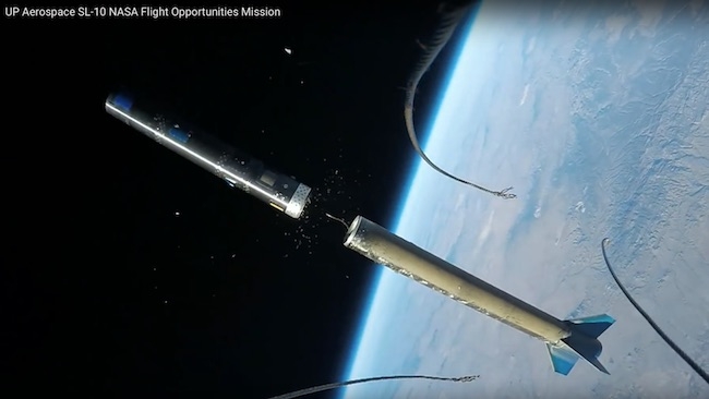 Tharr she blows! UP Aerospace