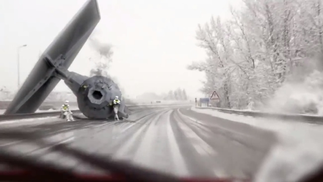 Crashed Tie Fighter Dein Sky Movies