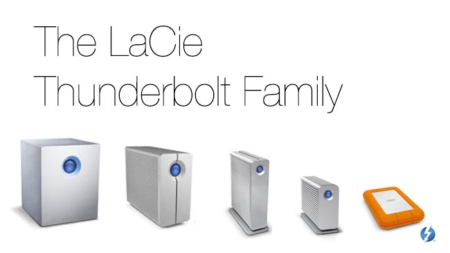 The LaCie Thunderbolt Family LaCie/Redshark