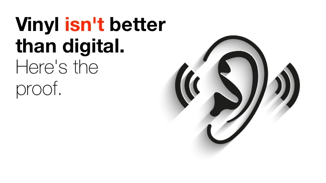 Vinyl isn't better than digital RedShark/Shutterstock
