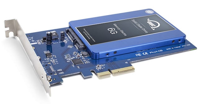 OWC's Accelsior S card. OWC