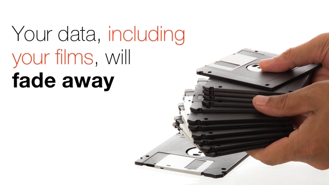 Your data - including your films - will fade away RedShark/Shutterstock