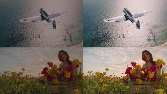 Simulated effects of Dolby Vision Dolby