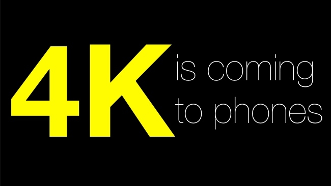 4K is coming to phones RedShark
