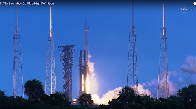 Cygnus on its way to the ISS in 4K NASA