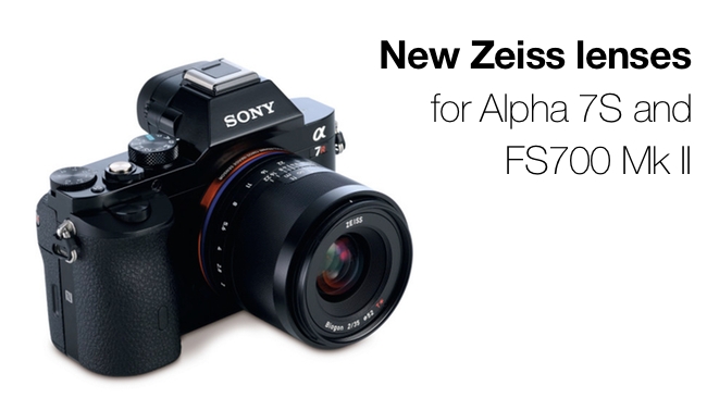 Zeiss Loxia lenses Zeiss/Redshark