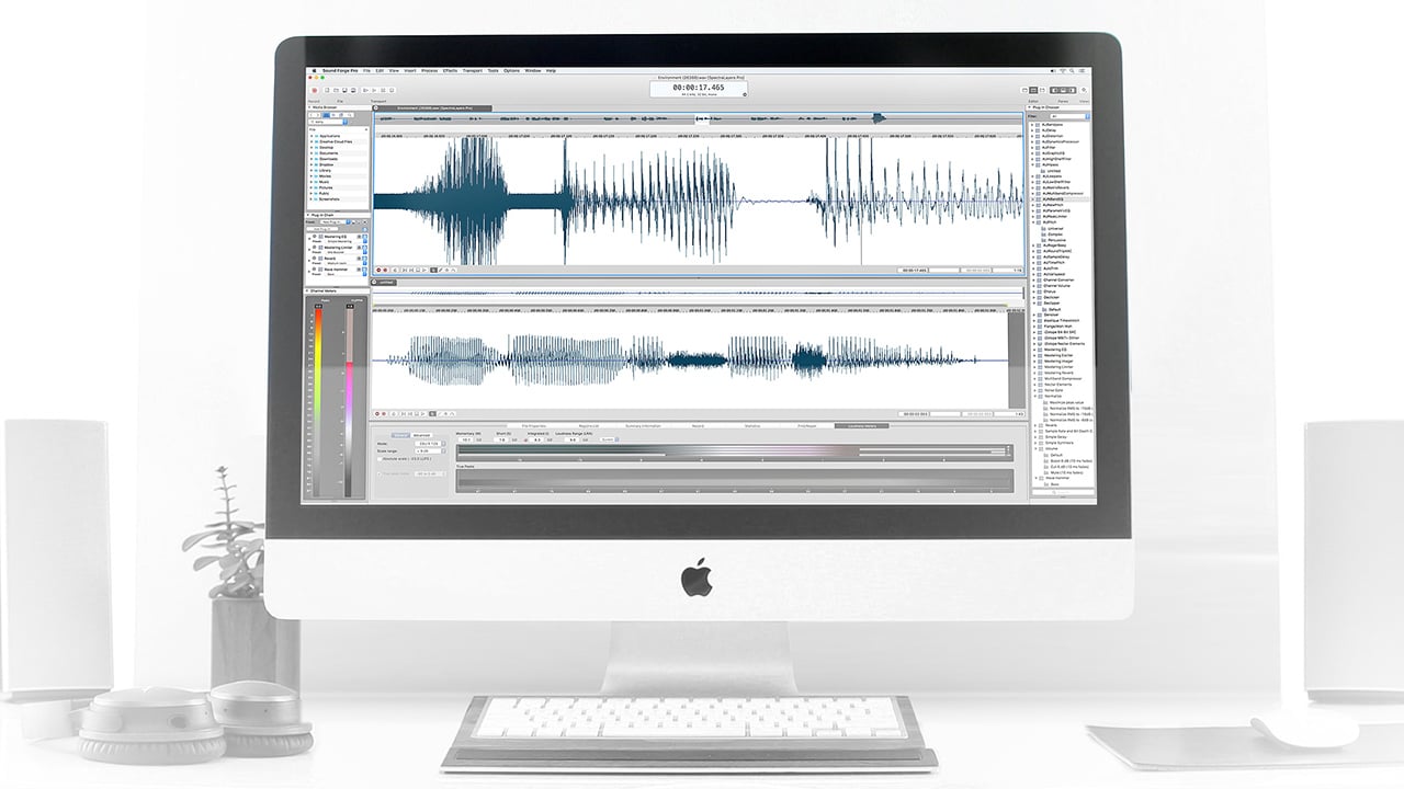 The wonderfully intuitive Sound Forge Pro Mac 3 software Magix