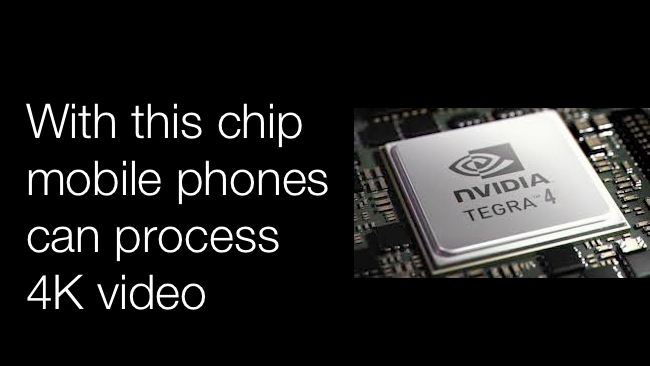 Tegra 4 Nvidia/RedShark