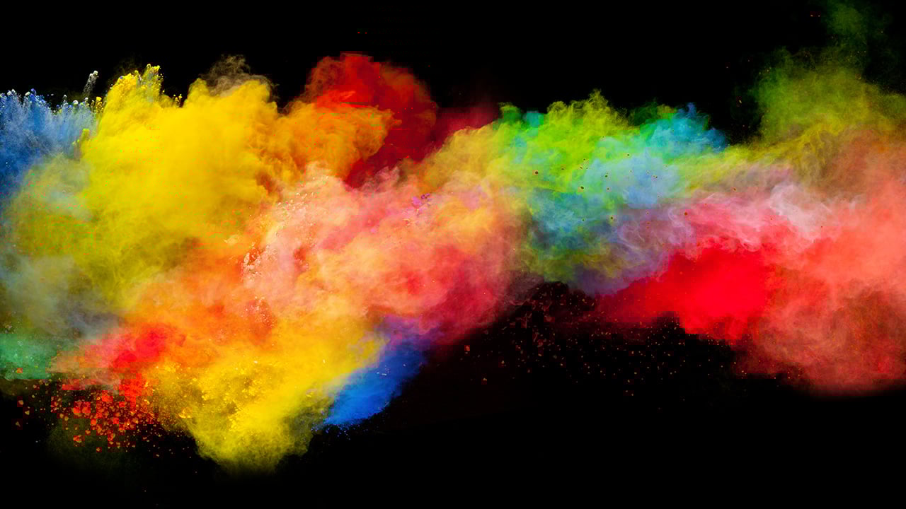An explosion of colour - but not all is as it seems in the world of digital video Adobe Stock