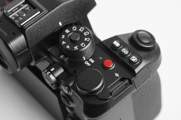 Lumix S1 IIE controls area