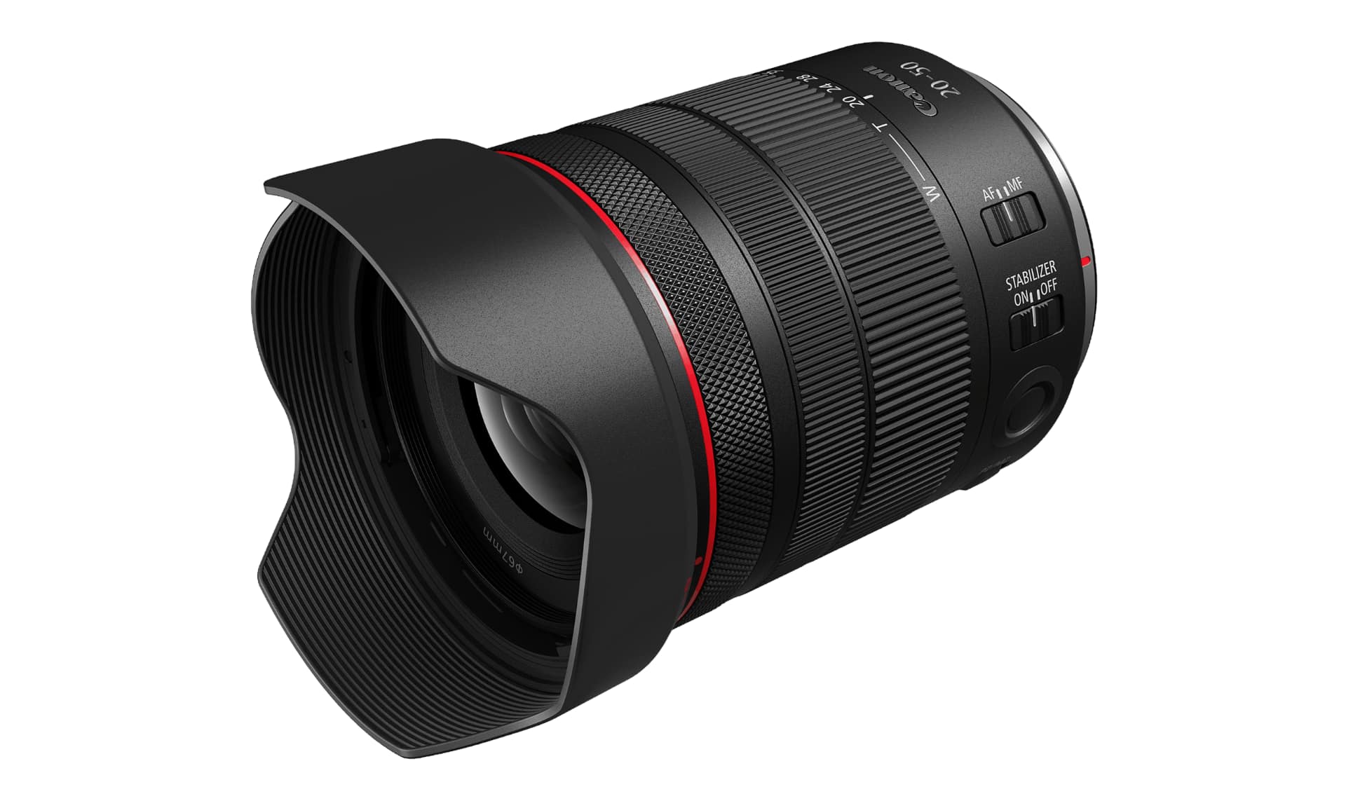 RF20-50mm F4 L IS USM PZ lens