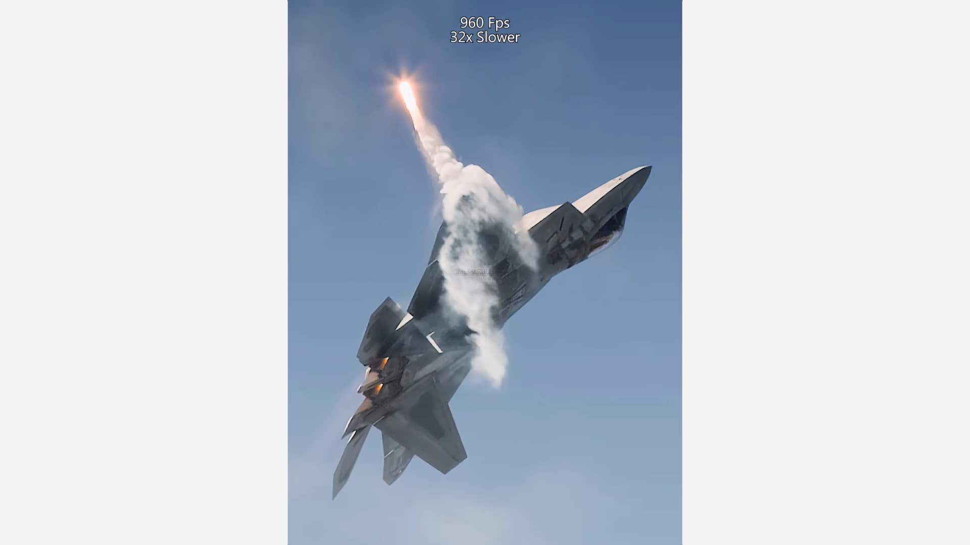 GoPro Mission 1 Pro ILS tracking rig: F-22 flares