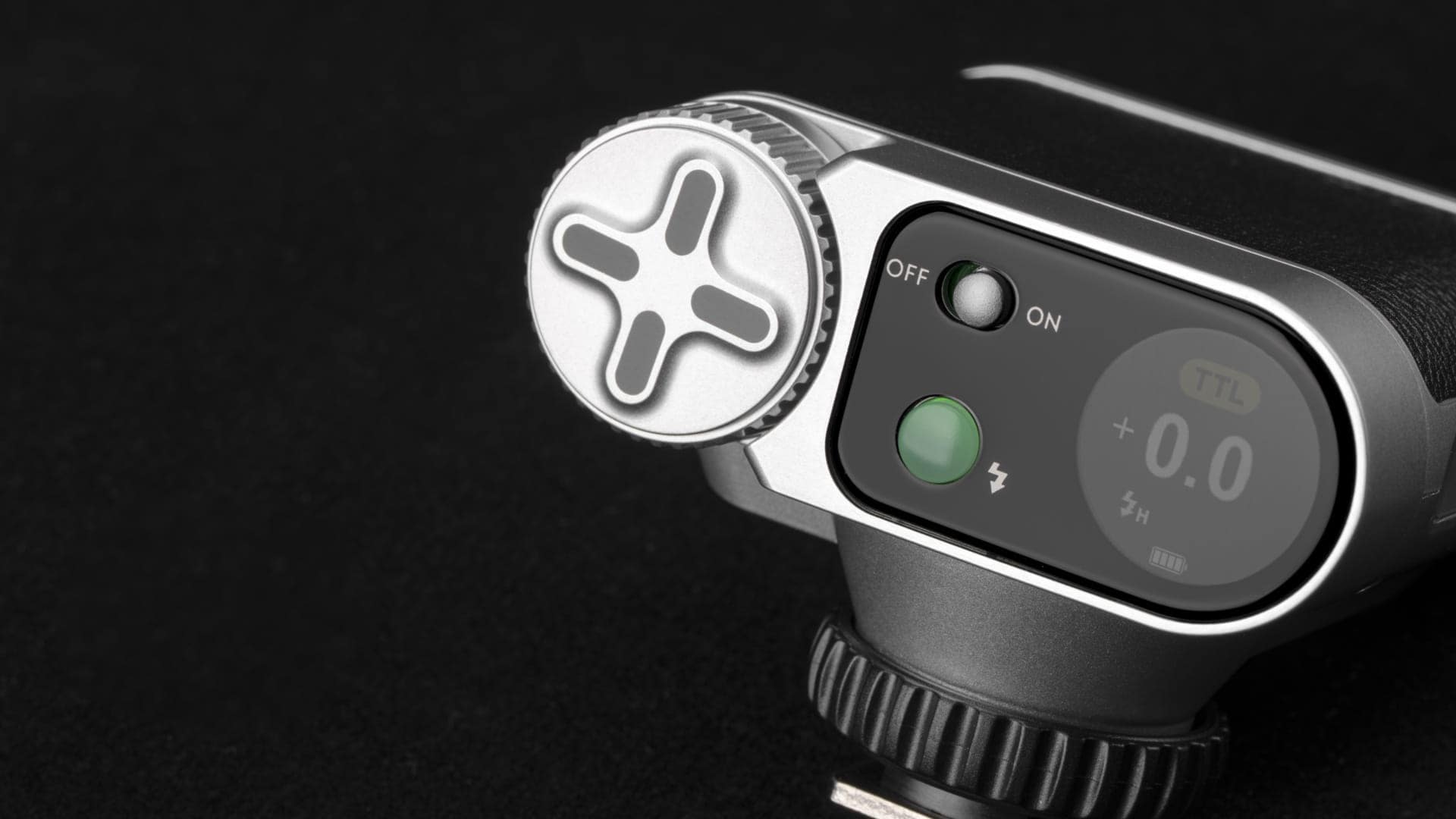 Viltrox Vintage Z1 Pro rear panel showing circular color touchscreen interface