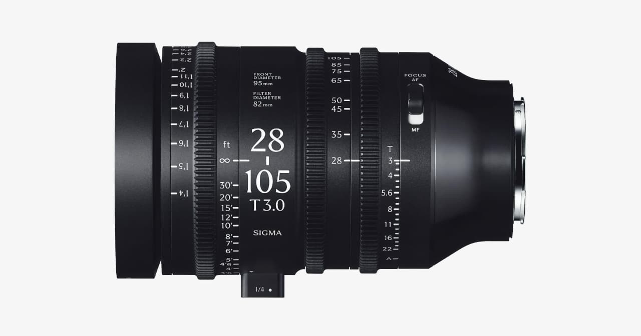 Sigma Launches AF Cine 28-105mm T3 FF, new 35mm Art II, and 15mm
