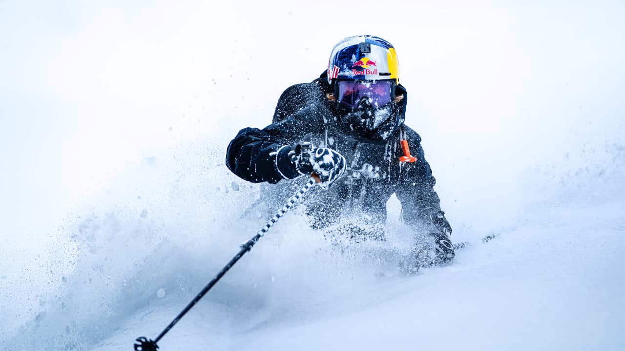 apple vision pro immersive skiing