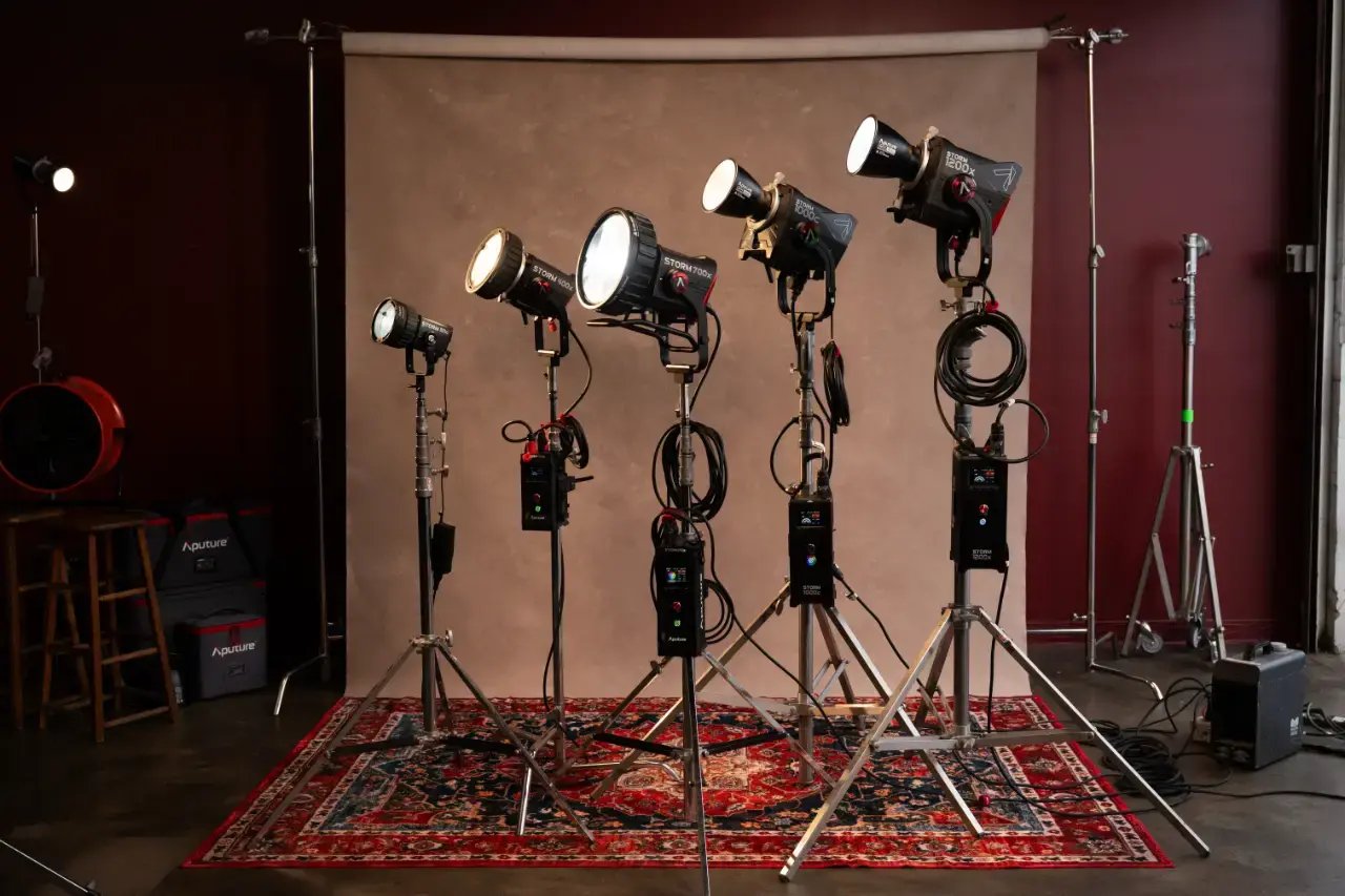 aputure storm lineup