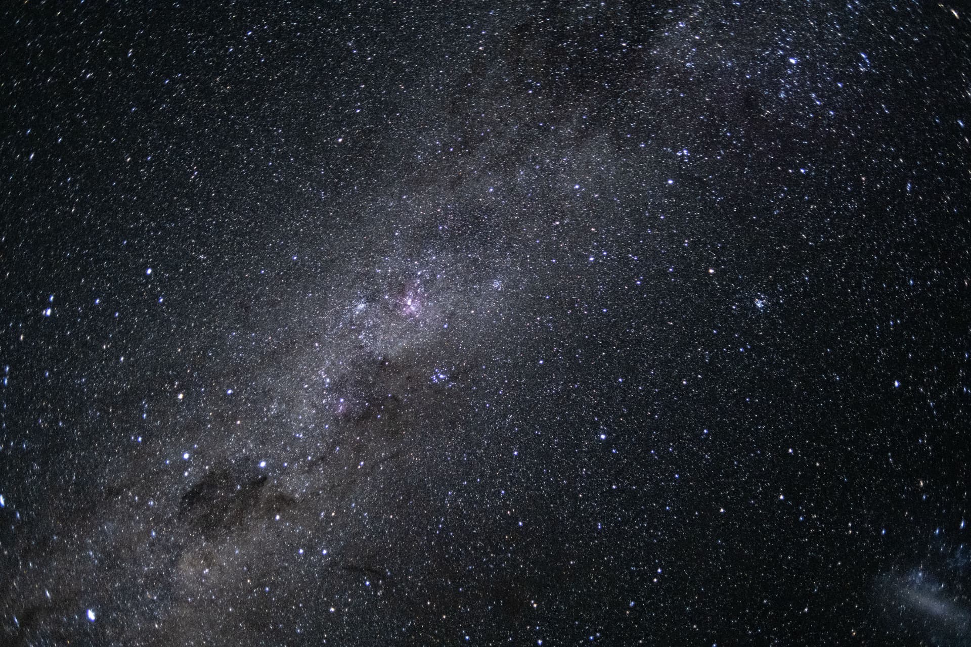 Milky Way shot from onboard Artemis II