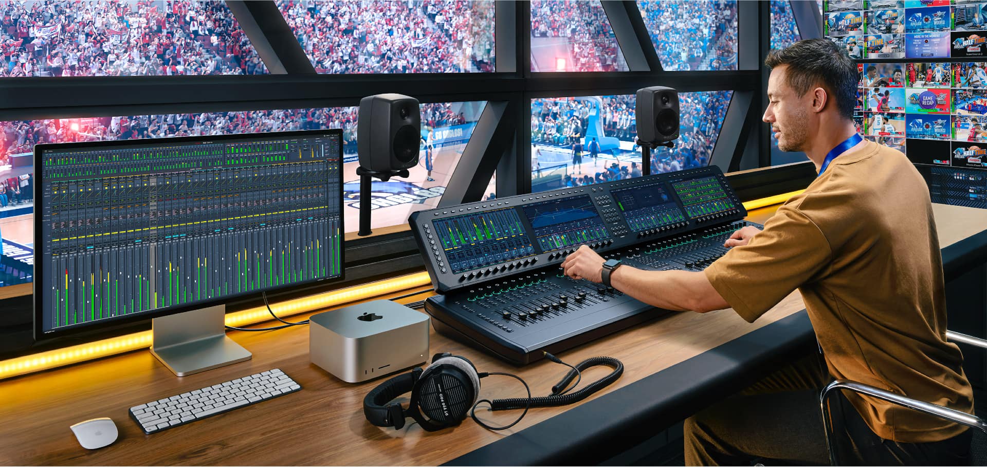 blackmagic design fairlight live sports