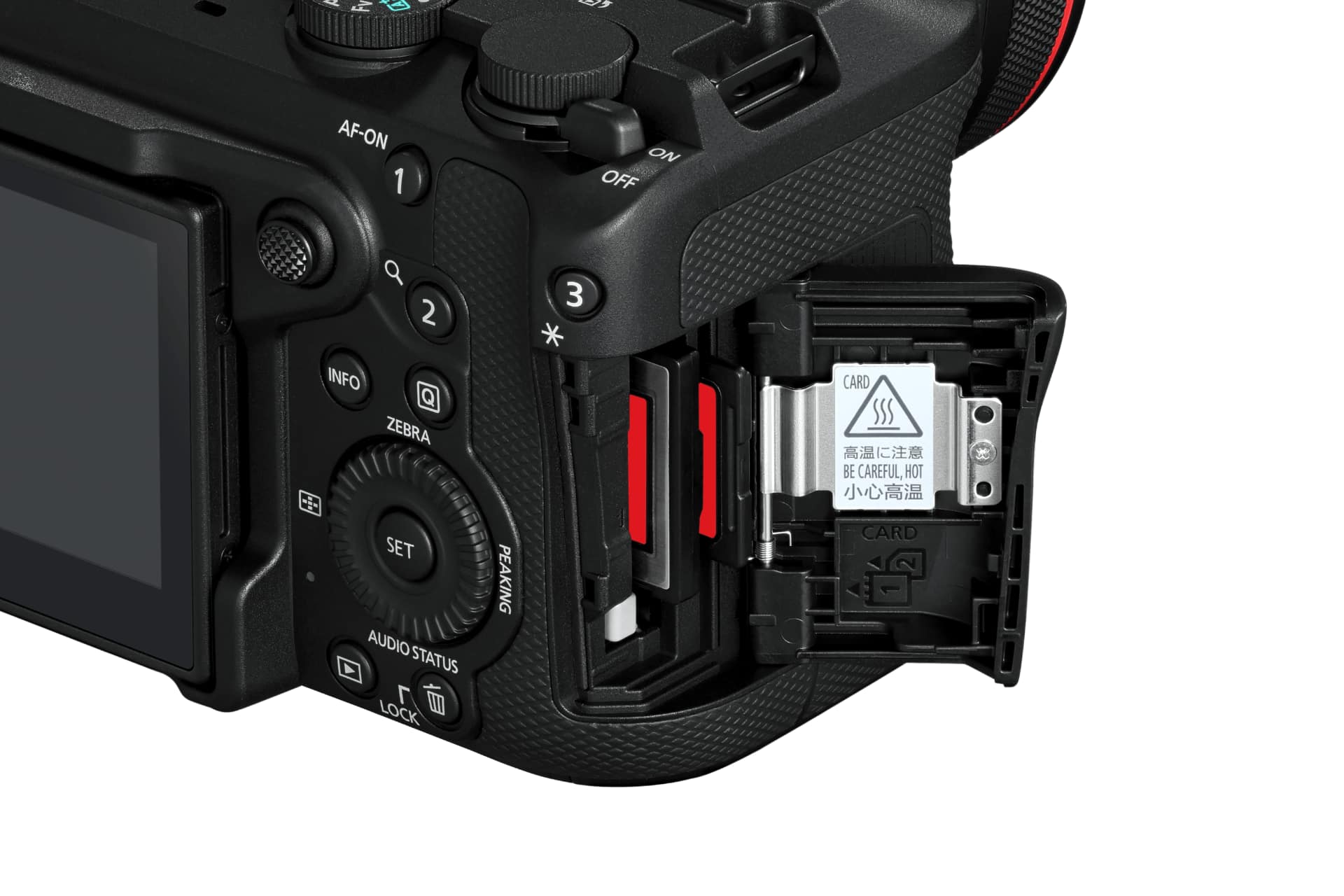 canon EOS R6 V cards